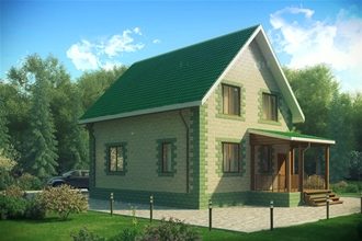 Проекты домов 7х10 из пеноблоков