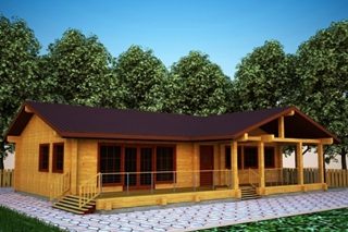 Проекты бань из бруса с бассейном