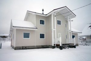 Каркасный зимний дом под ключ в Твери