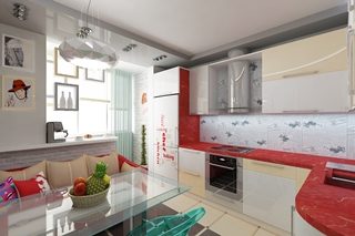 Ремонт кухни 13 кв.м в Твери под ключ