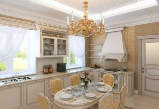 Фото Ремонт кухни в классическом стиле